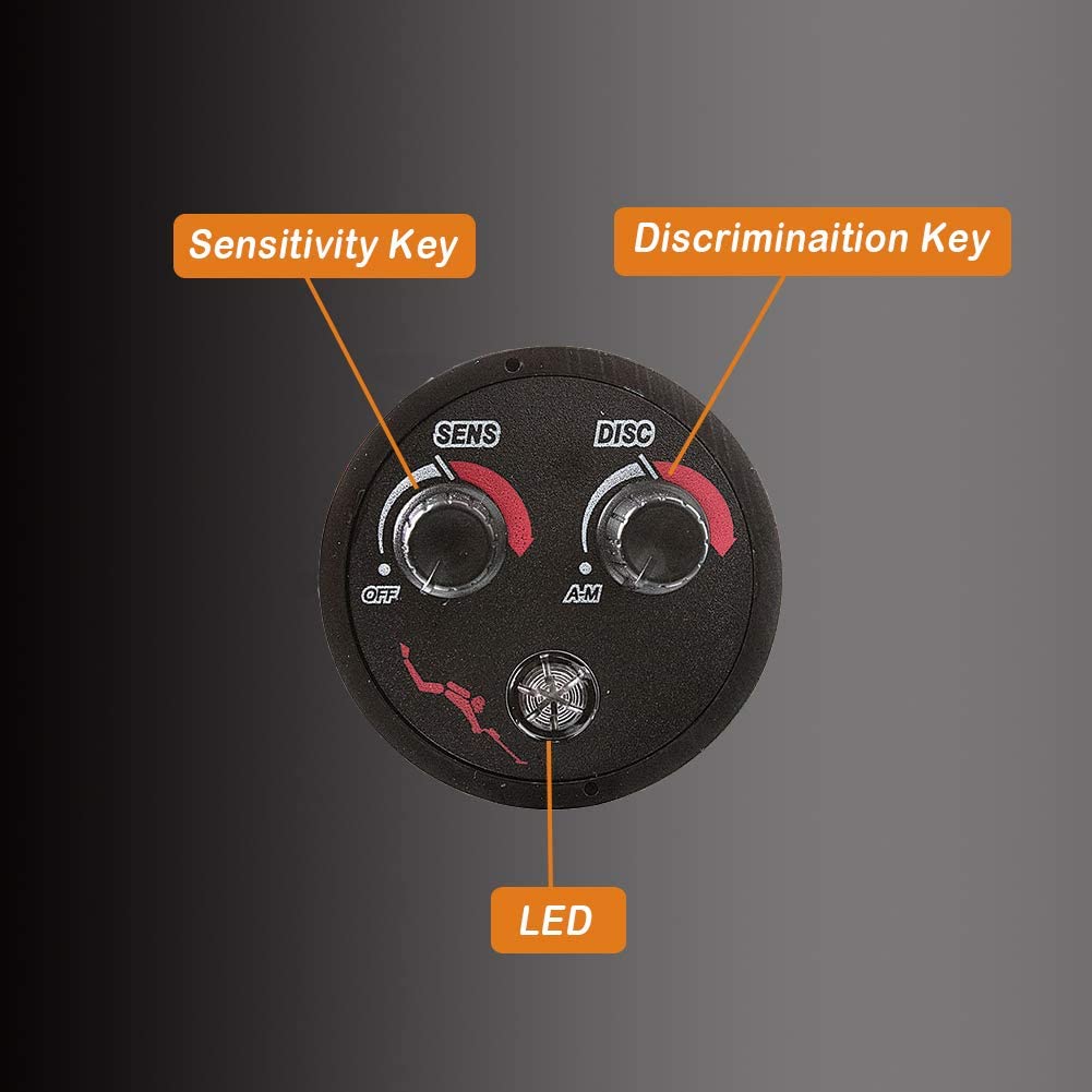 SuperEye MD6026 Underwater Metal Detector with 40 Meters Waterproof