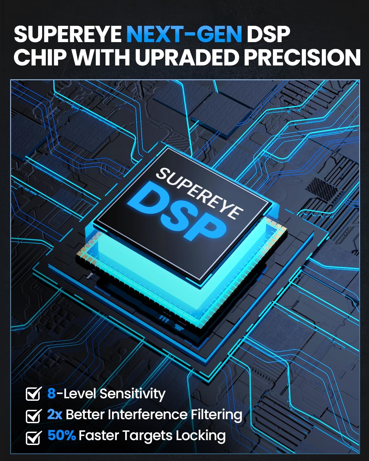 Horizon X6 Metal Detector for Adults Professional, Higher Accuracy Gold Silver Metal Detectors Kit, Intelligent NORM Mode for Beginner, 6 Modes, Advanced DSP Chip,10" Waterproof Coil, Larger LCD