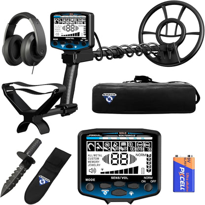 Horizon X6 Metal Detector for Adults Professional, Higher Accuracy Gold Silver Metal Detectors Kit, Intelligent NORM Mode for Beginner, 6 Modes, Advanced DSP Chip,10" Waterproof Coil, Larger LCD